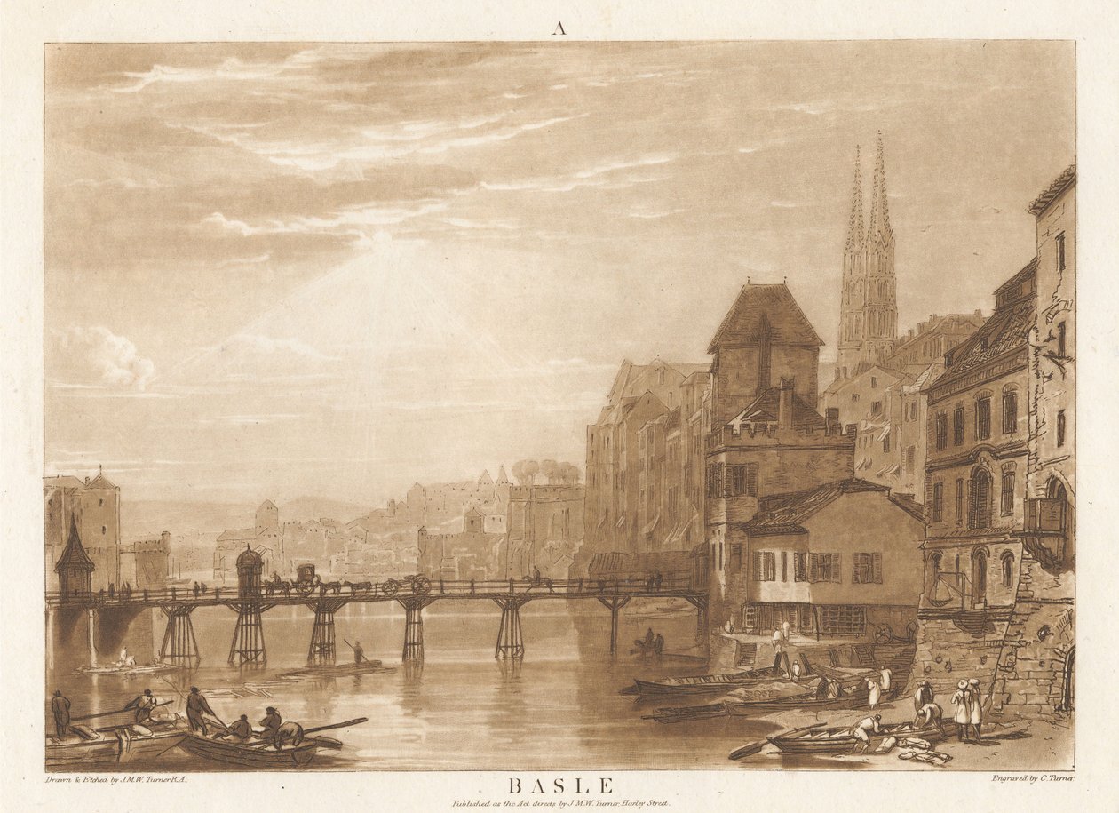 Bazylea autorstwa Joseph Mallord William Turner