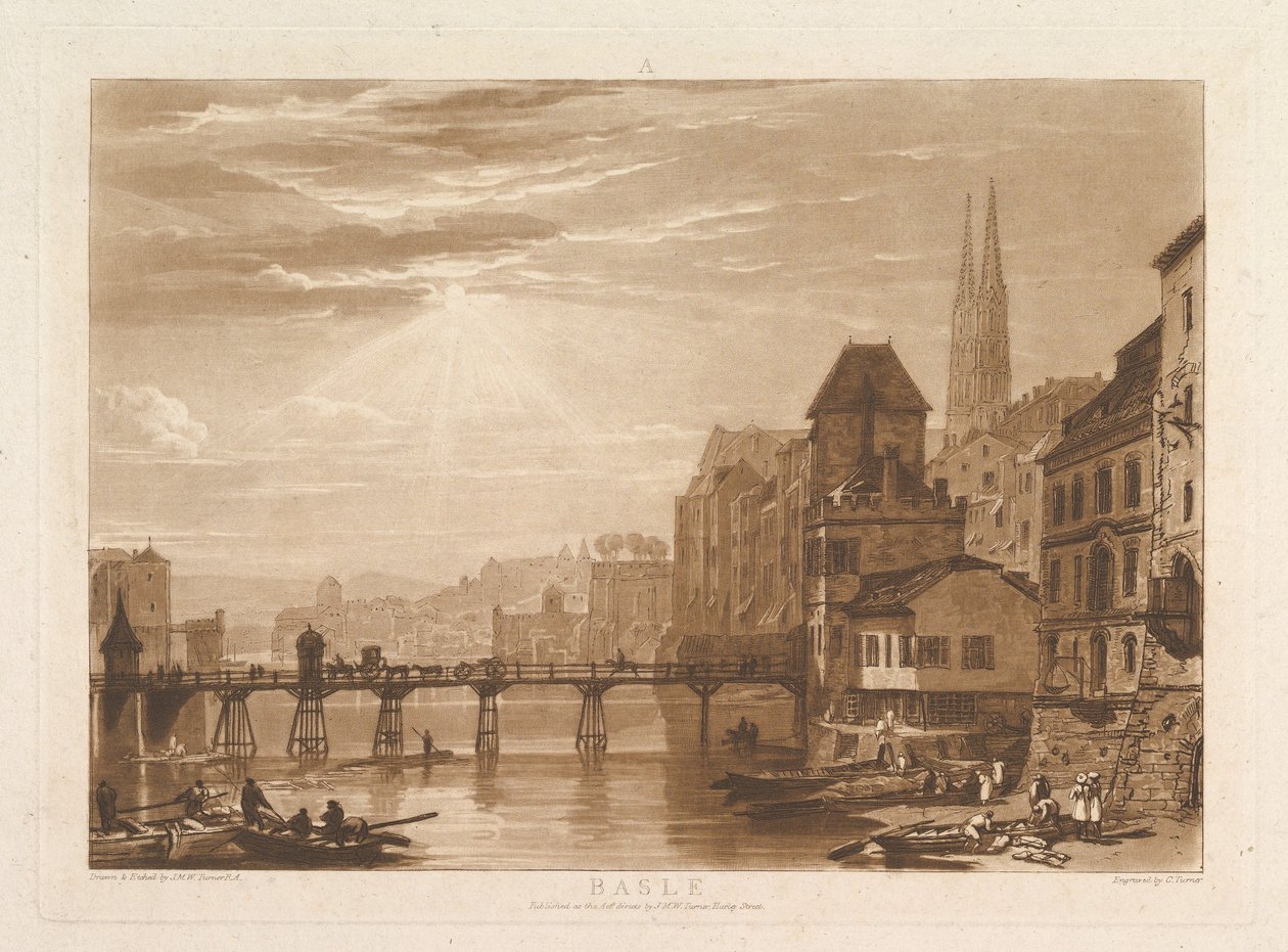 Basele Liber Studiorum, cz. I, tablica 5, 11 czerwca 1807 r. autorstwa Joseph Mallord William Turner