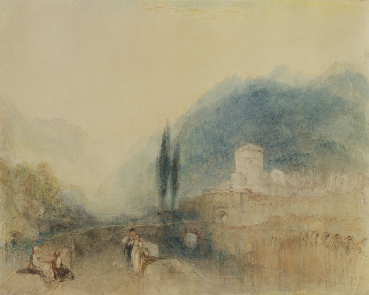 Bellinzona autorstwa Joseph Mallord William Turner