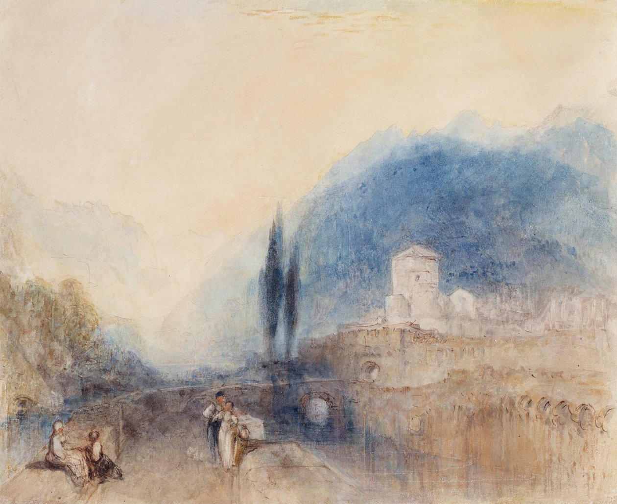 Bellinzona autorstwa Joseph Mallord William Turner