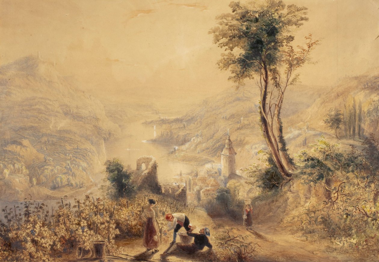 Bernkastel (Oberwesel) autorstwa Joseph Mallord William Turner