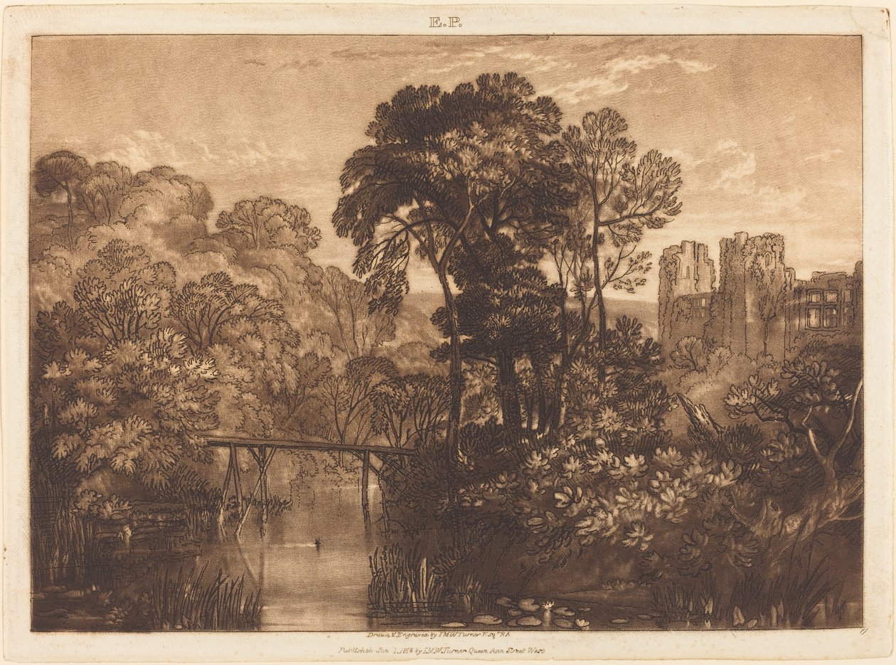 Zamek Berry Pomeroy autorstwa Joseph Mallord William Turner
