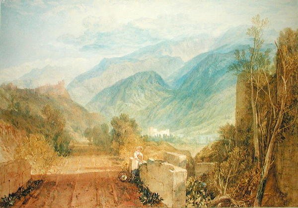 Bonneville, ok.1803 (akwarela na papierze) autorstwa Joseph Mallord William Turner