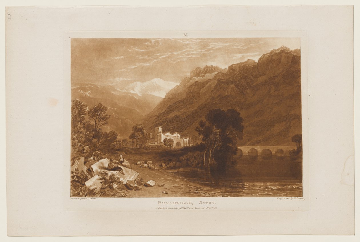 Bonneville autorstwa Joseph Mallord William Turner