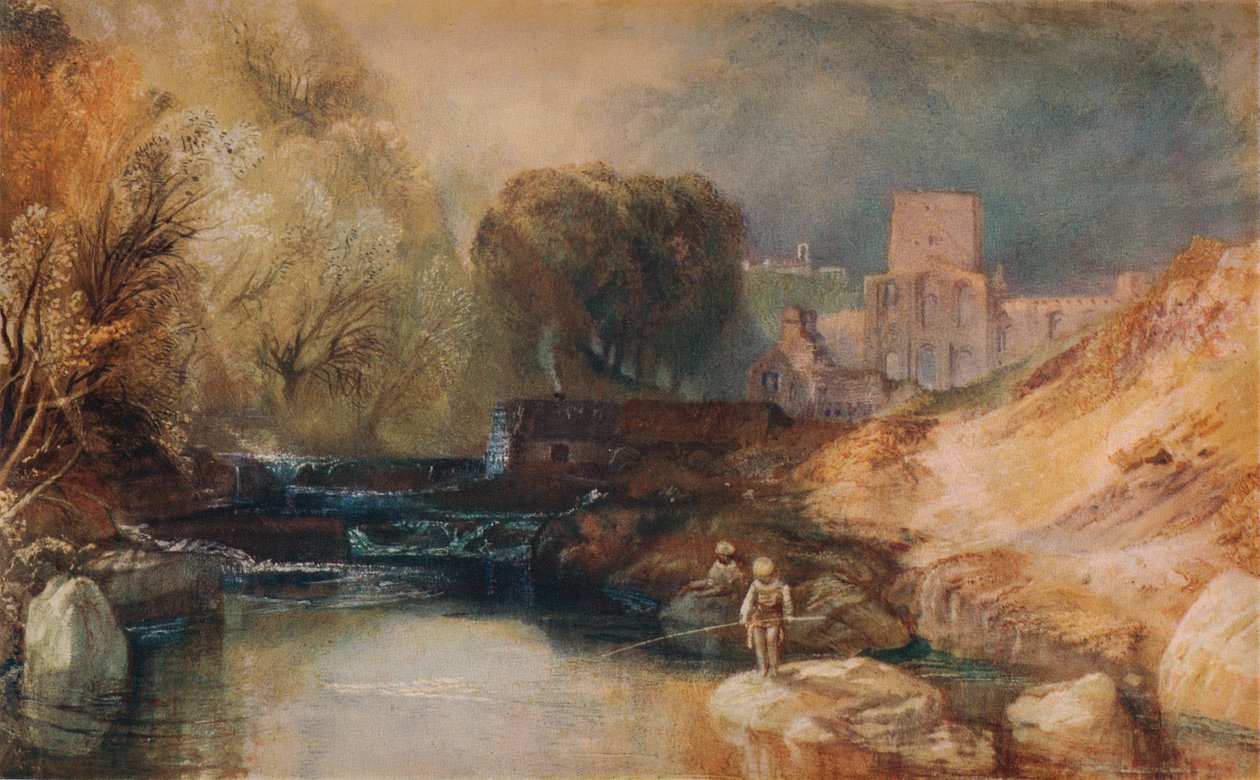 Klasztor Brinkburn, Northumberland, ok. 1830, 1938 r autorstwa Joseph Mallord William Turner