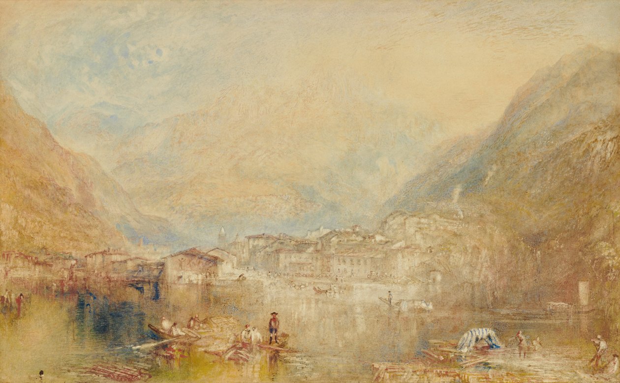 Brunnen znad Jeziora Czterech Kantonów autorstwa Joseph Mallord William Turner