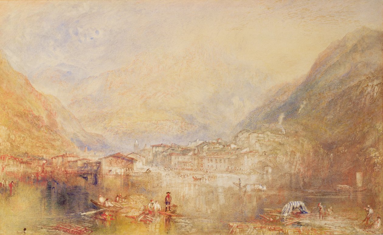 Brunnen z Jeziora Czterech Kantonów, 1845 autorstwa Joseph Mallord William Turner