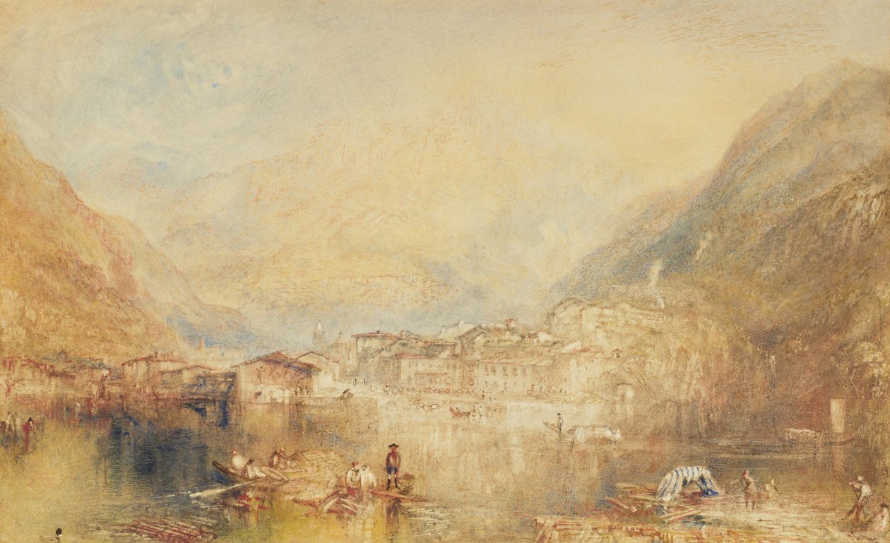Brunnen z Jeziora Czterech Kantonów, 1845 autorstwa Joseph Mallord William Turner