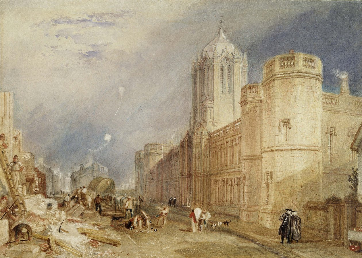 Christ Church College, Oksford autorstwa Joseph Mallord William Turner