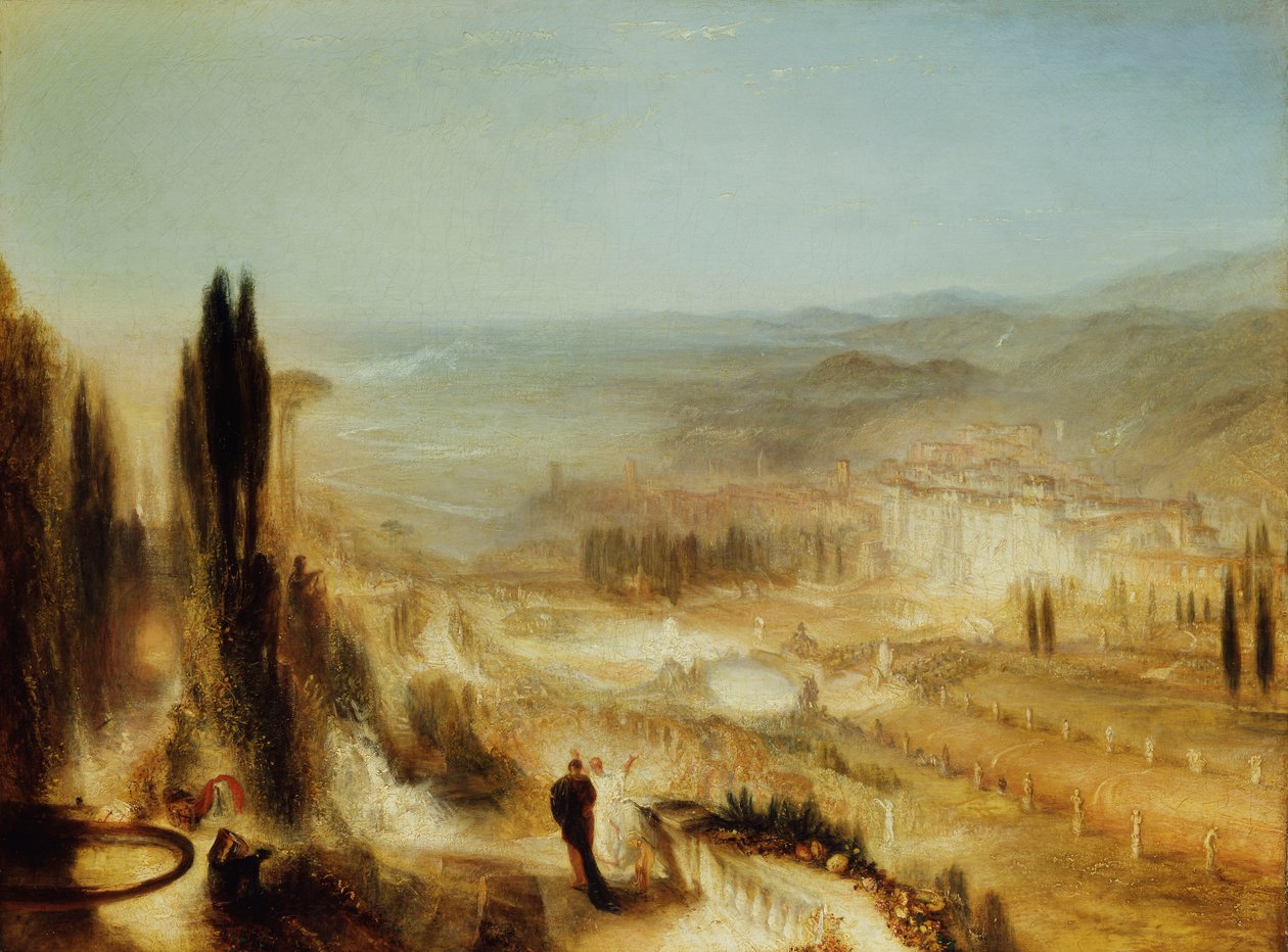 Cyceron w swojej willi, ok. 1839 autorstwa Joseph Mallord William Turner