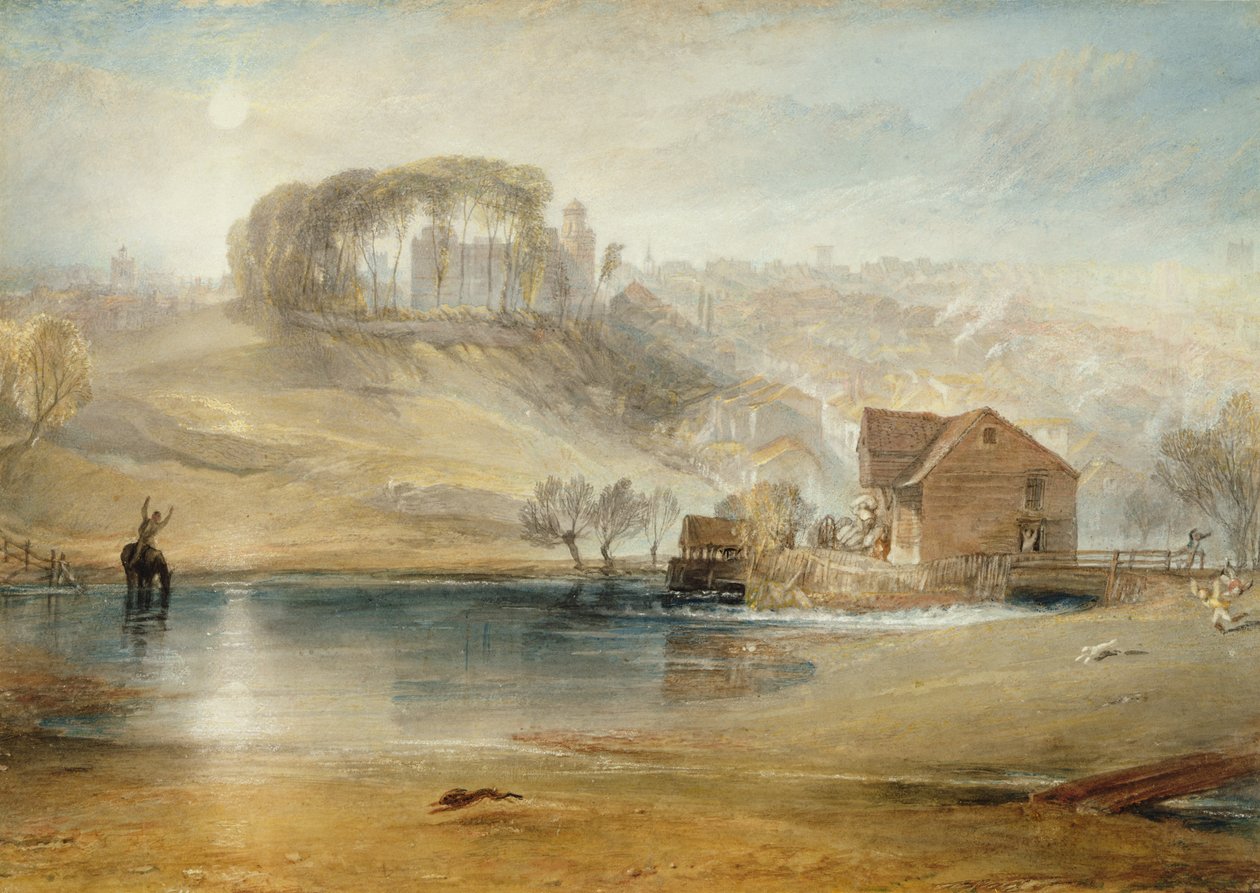 Colchester, ok. 1826 (grafit, wc, kolor nadwozia i kreda na papierze) autorstwa Joseph Mallord William Turner
