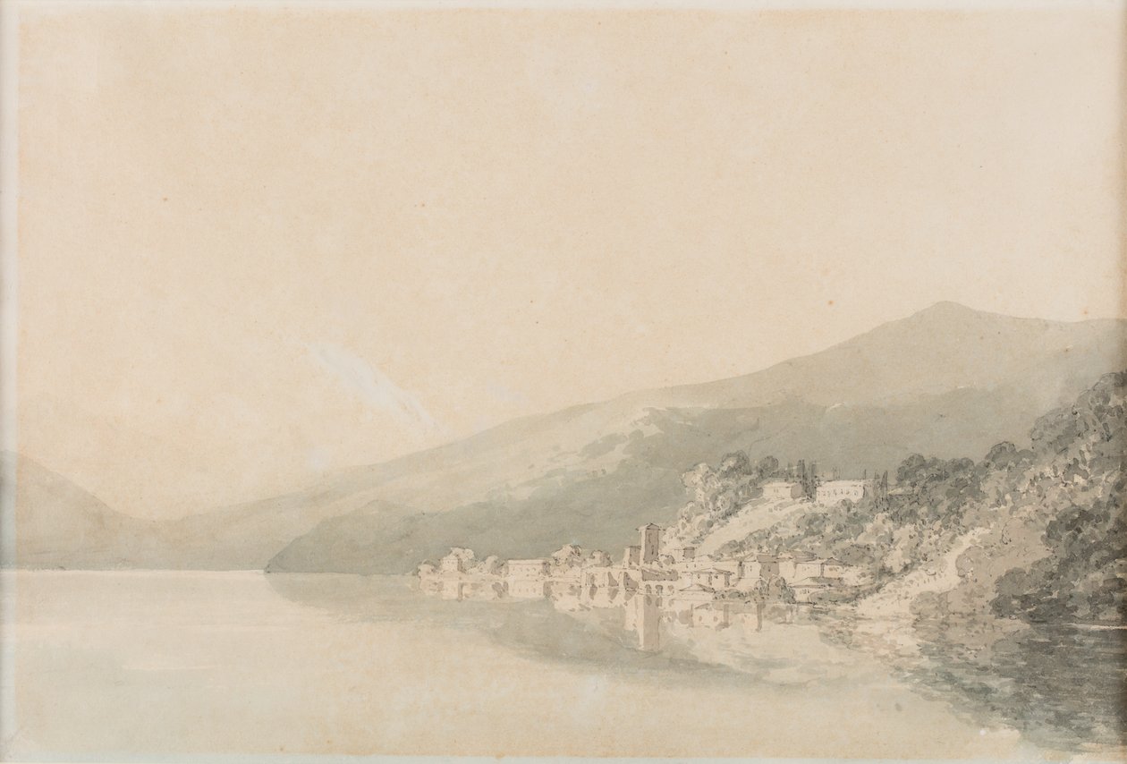 Klasztor w Villa Giulia, jezioro Como, data nieznana (akwarela na papierze) autorstwa Joseph Mallord William Turner