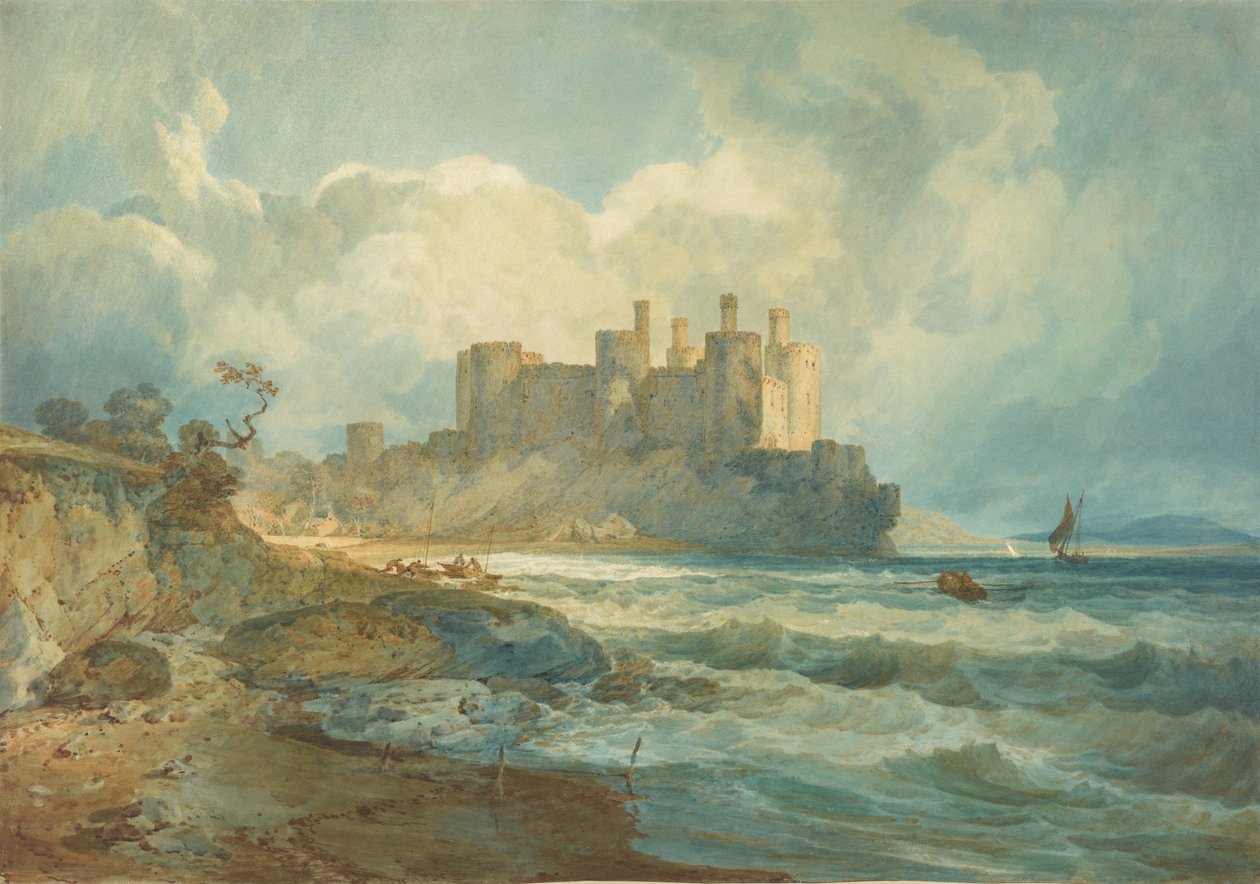 Zamek Conway, Północna Walia autorstwa Joseph Mallord William Turner