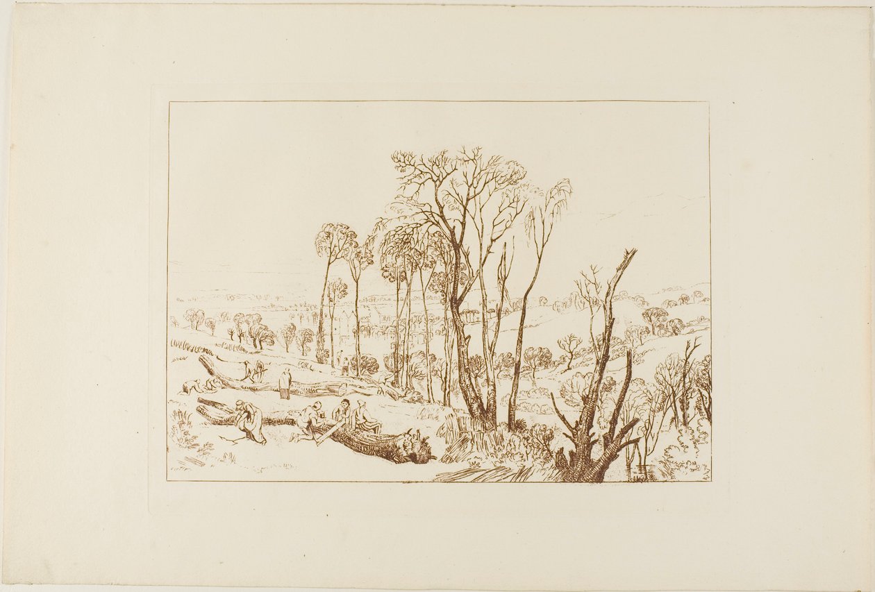 Crowhurst, płyta 76 z Liber Studiorum autorstwa Joseph Mallord William Turner