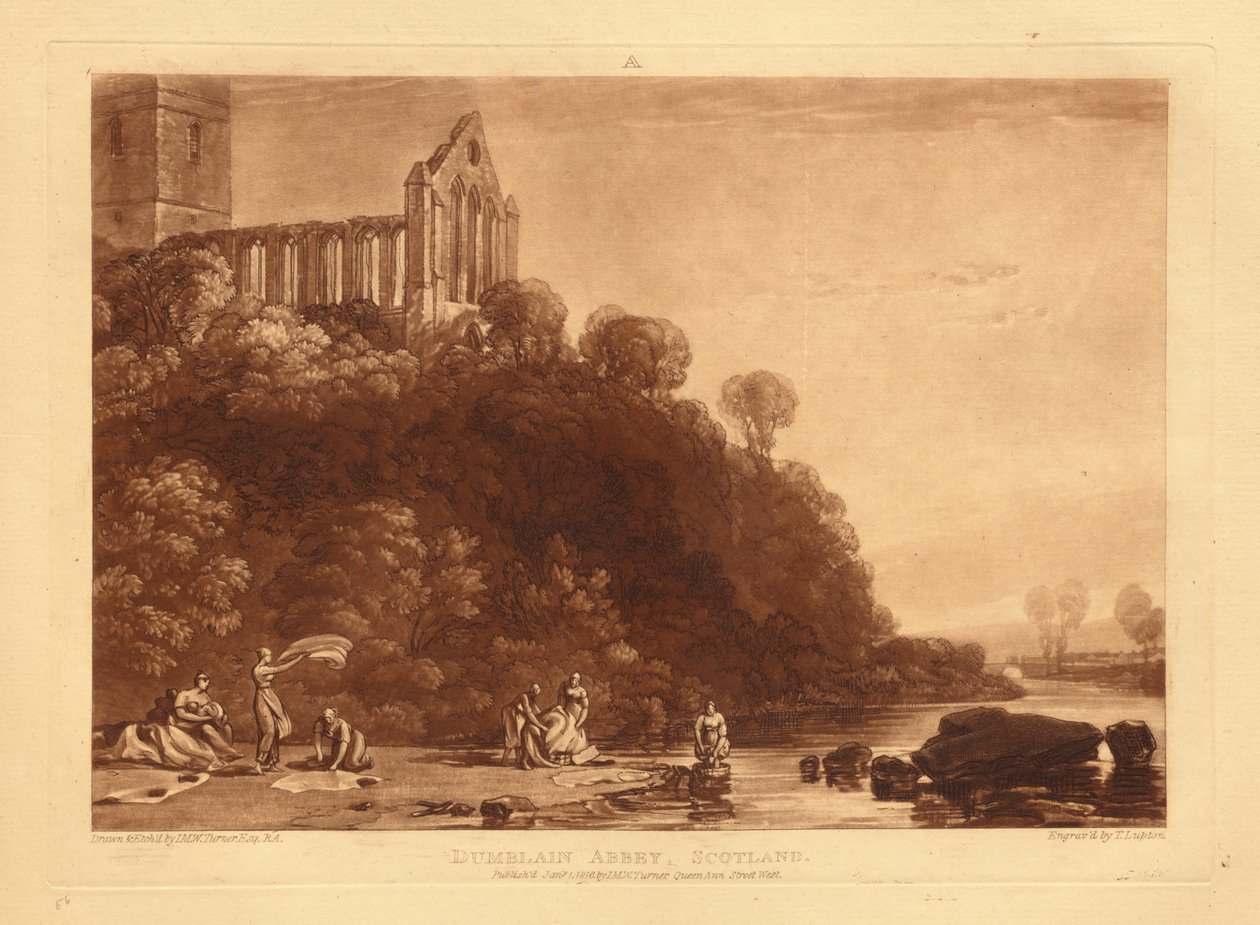 Opactwo Dunblane autorstwa Joseph Mallord William Turner