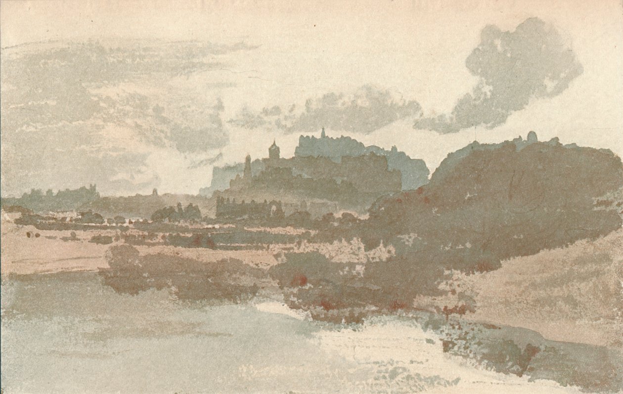 Edynburg: Z St. Margarets Loch, 1909 autorstwa Joseph Mallord William Turner
