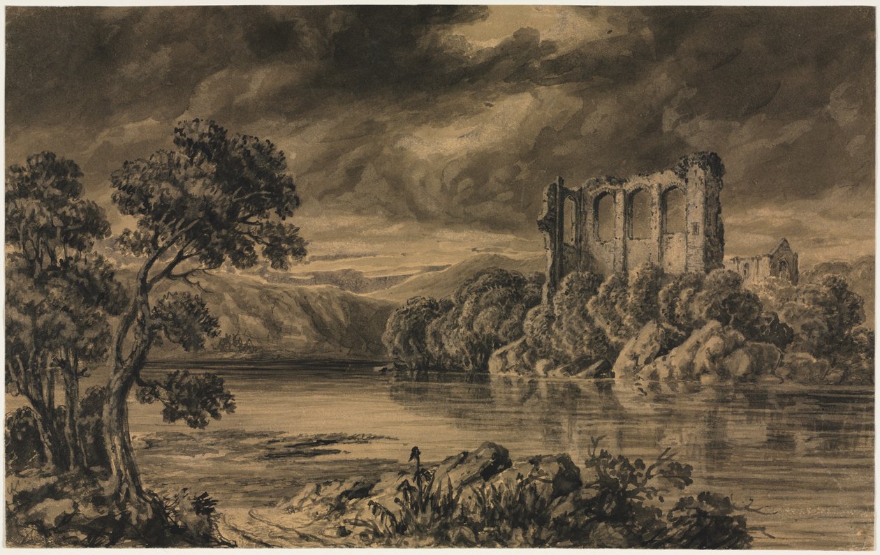 Zamek Egremont, Cumberland. autorstwa Joseph Mallord William Turner