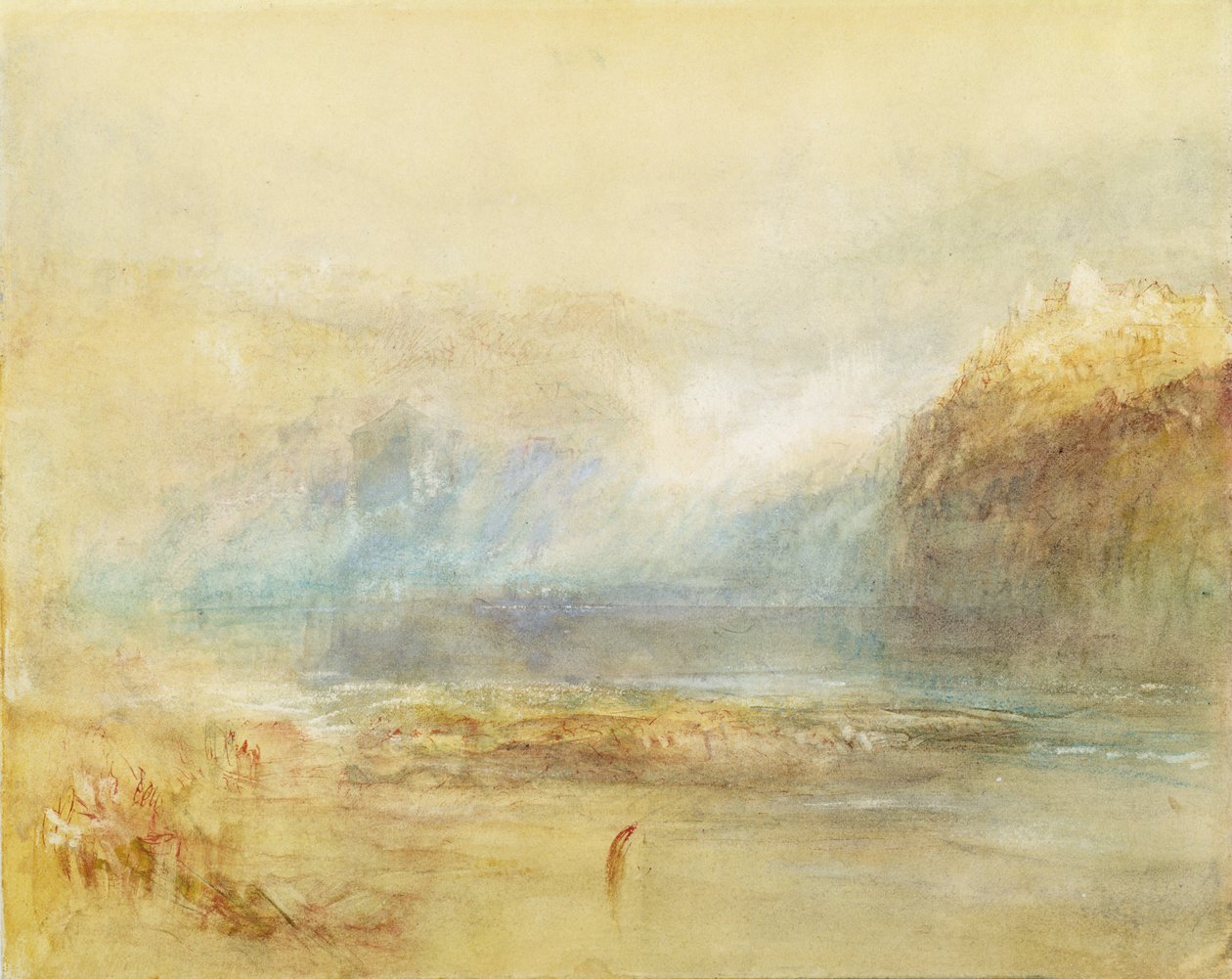 Wodospad Renu w Szafuzie autorstwa Joseph Mallord William Turner
