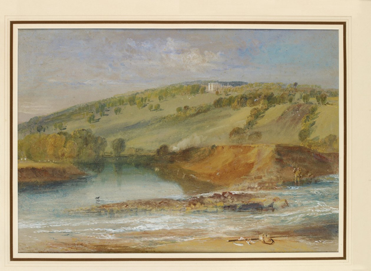 Farnley Hall, od skrzyżowania Wharfe i Washburn autorstwa Joseph Mallord William Turner