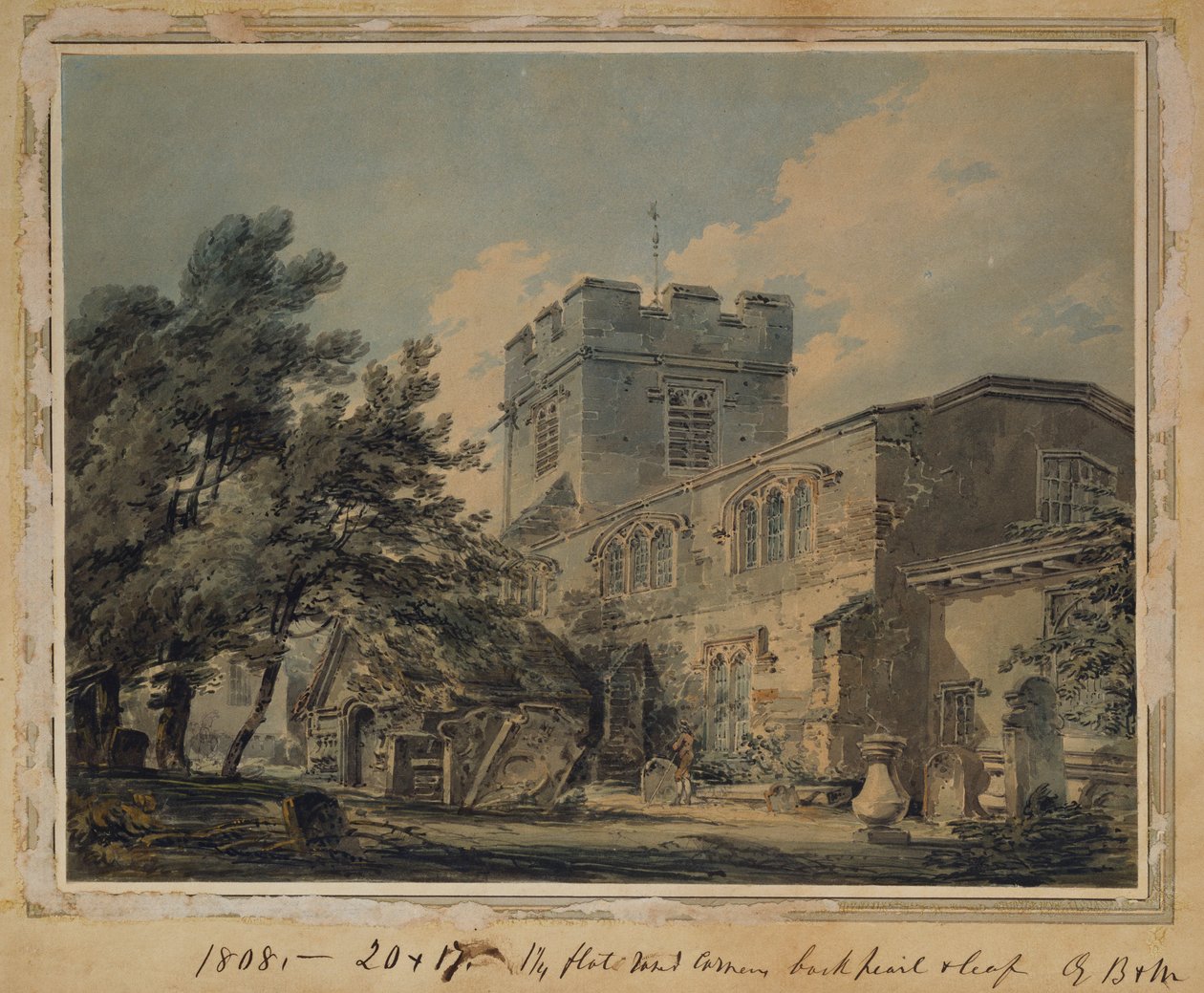 Kościół Finchley, 1801 autorstwa Joseph Mallord William Turner