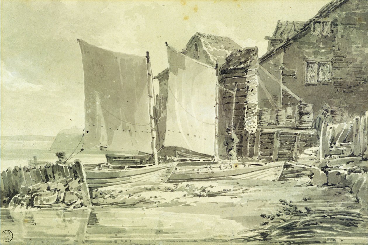 Chata Rybaka, Dover autorstwa Joseph Mallord William Turner