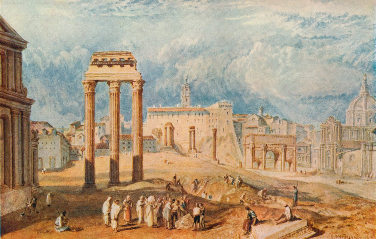 Forum Romanum, 1818 autorstwa Joseph Mallord William Turner