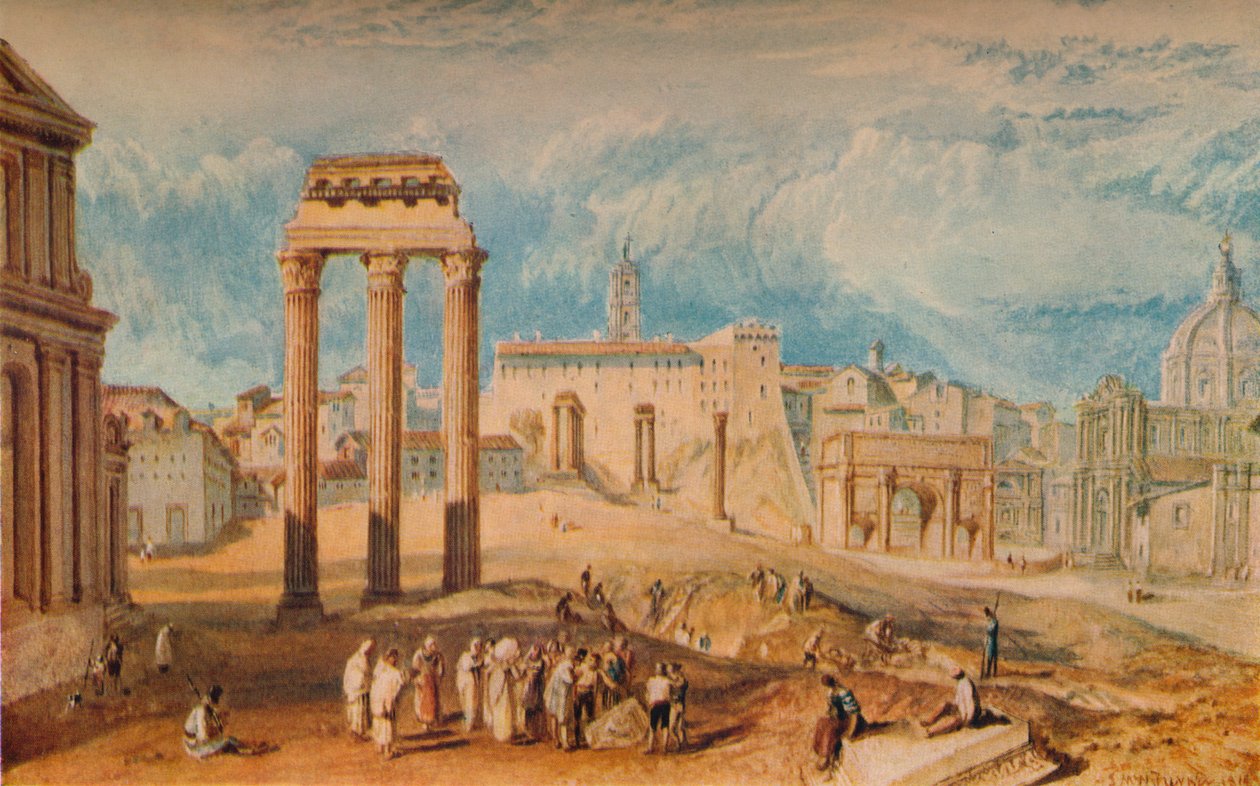 Forum Romanum, 1818, 1938 autorstwa Joseph Mallord William Turner