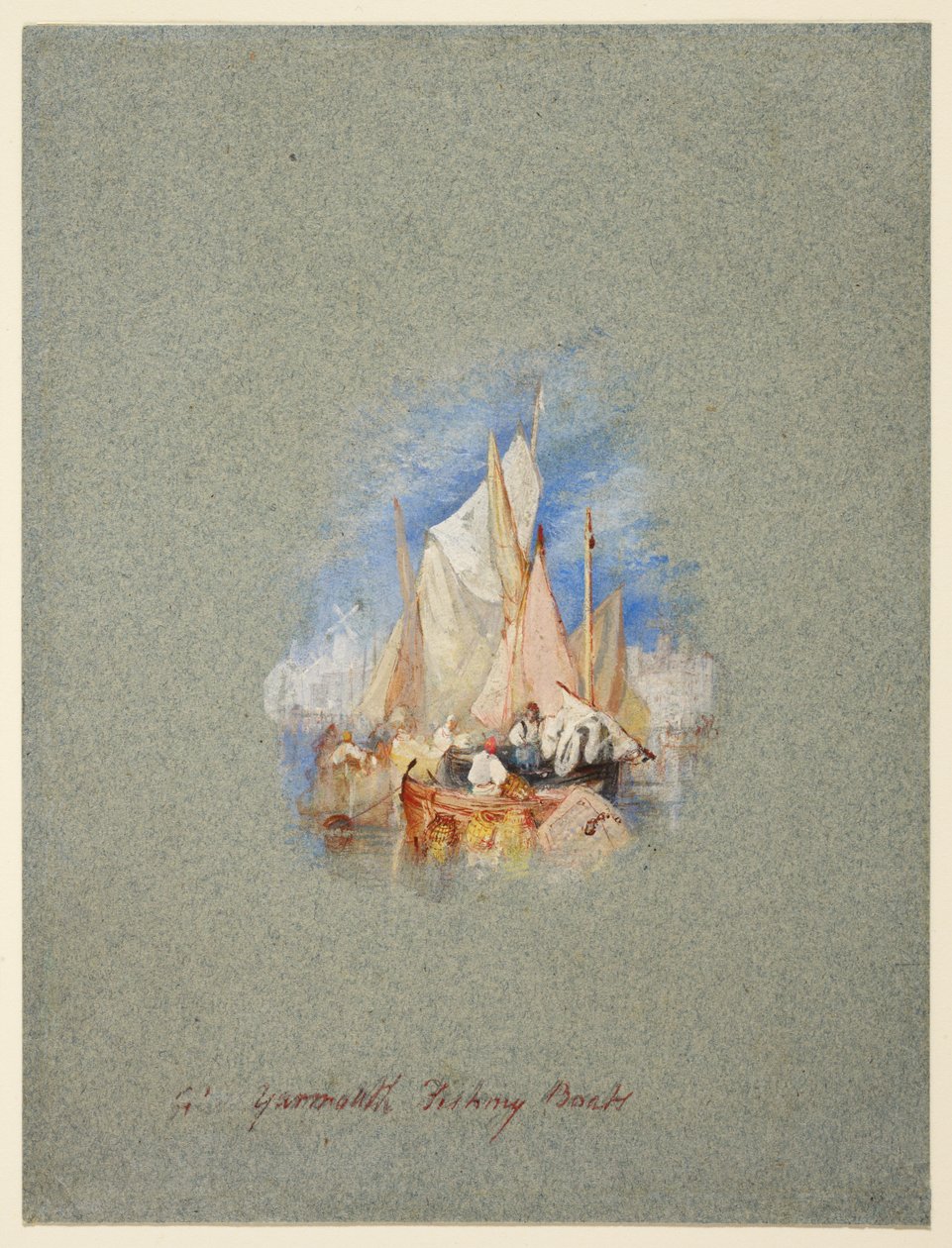 Łodzie rybackie z Great Yarmouth autorstwa Joseph Mallord William Turner