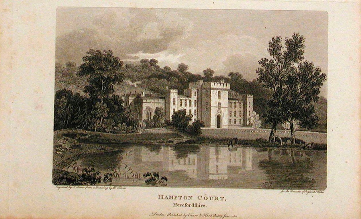 Hampton Court, Herefordshire autorstwa Joseph Mallord William Turner