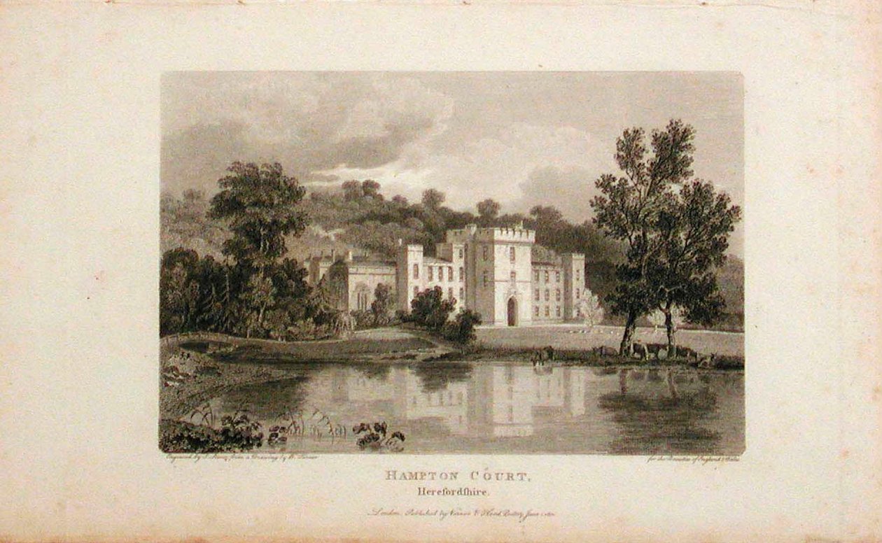 Hampton Court, Herefordshire autorstwa Joseph Mallord William Turner