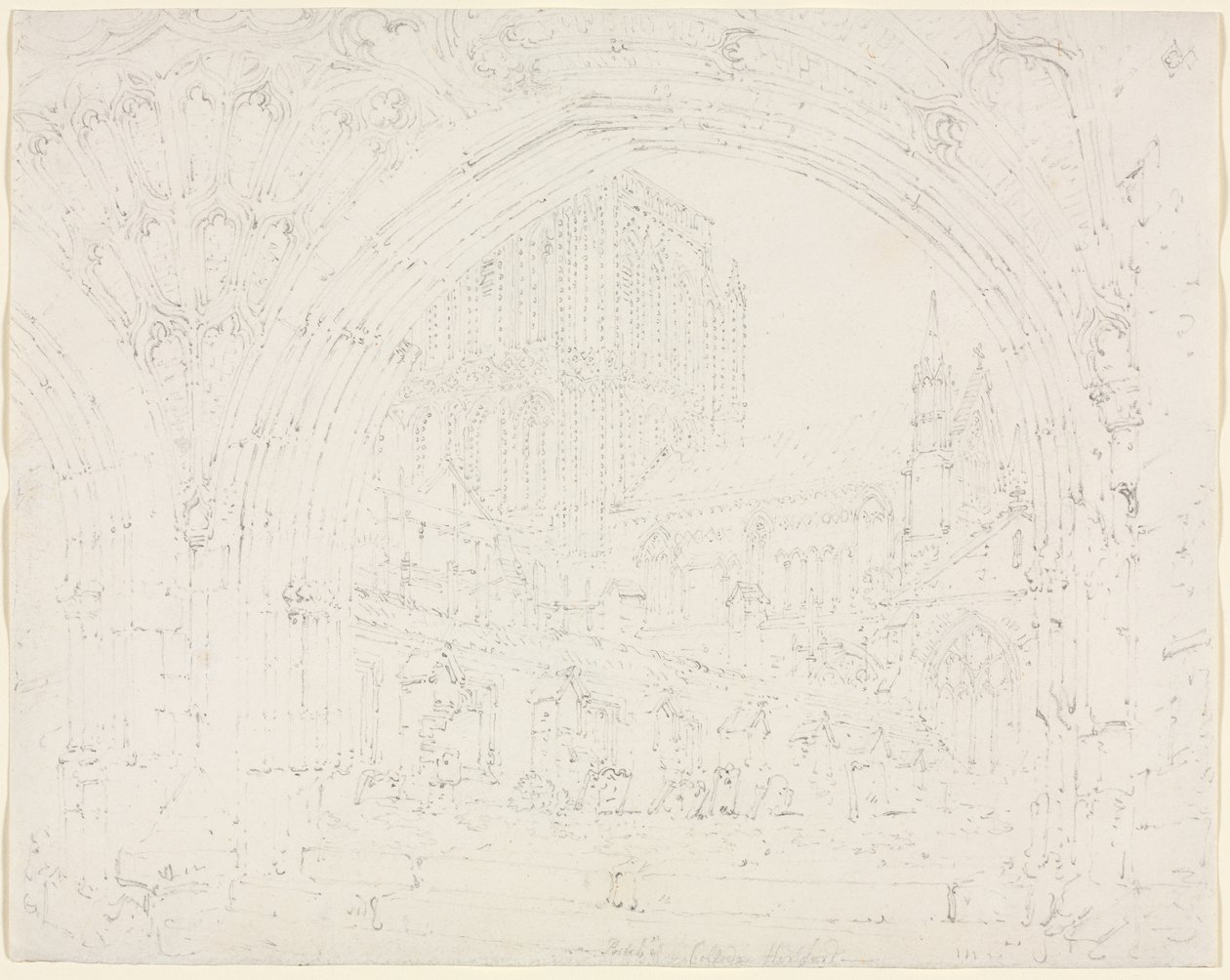 Katedra w Hereford autorstwa Joseph Mallord William Turner