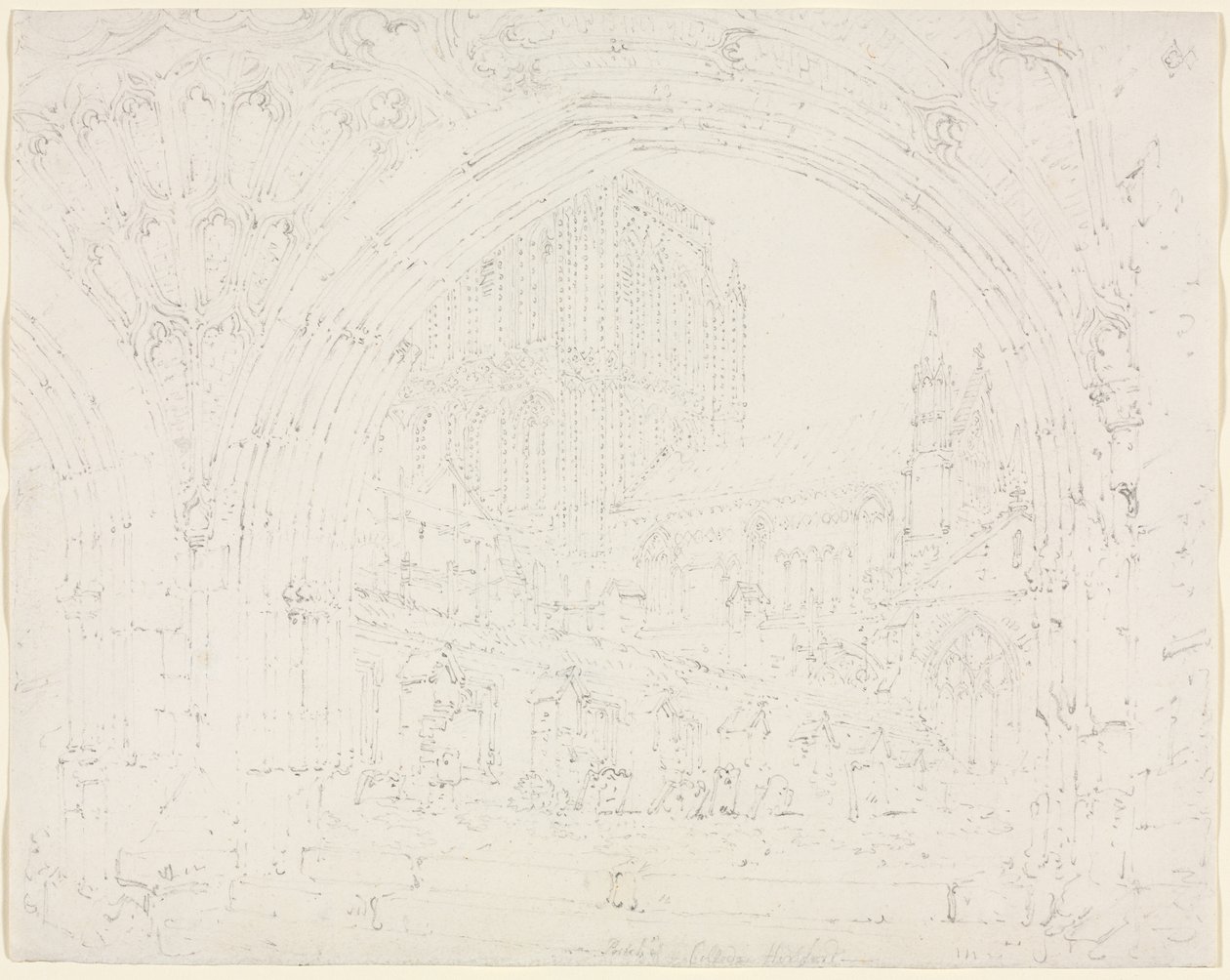 Katedra w Hereford, ok. 1930 r. 1793. autorstwa Joseph Mallord William Turner