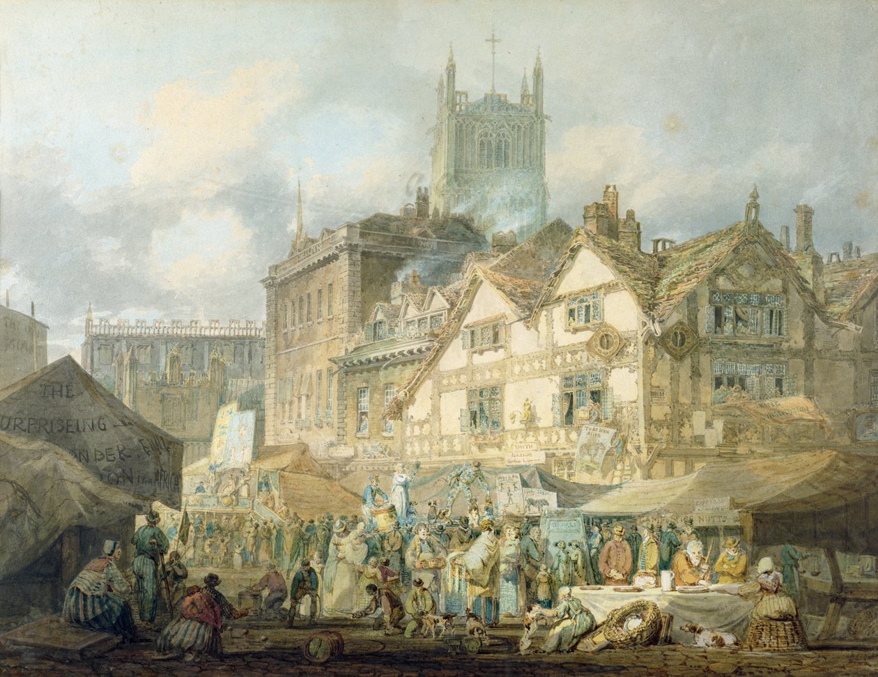 High Green, Queen Square, Wolverhampton, 1795 autorstwa Joseph Mallord William Turner