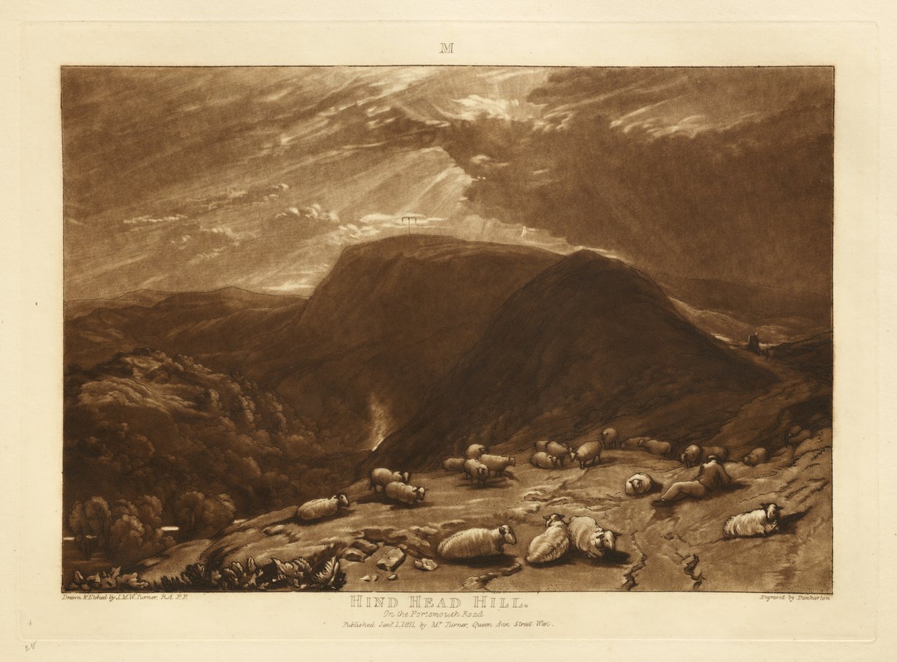 Wzgórze Hindhead autorstwa Joseph Mallord William Turner