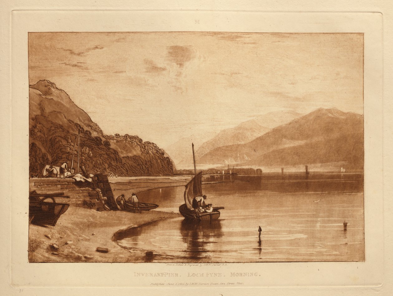 Molo w Inverary autorstwa Joseph Mallord William Turner