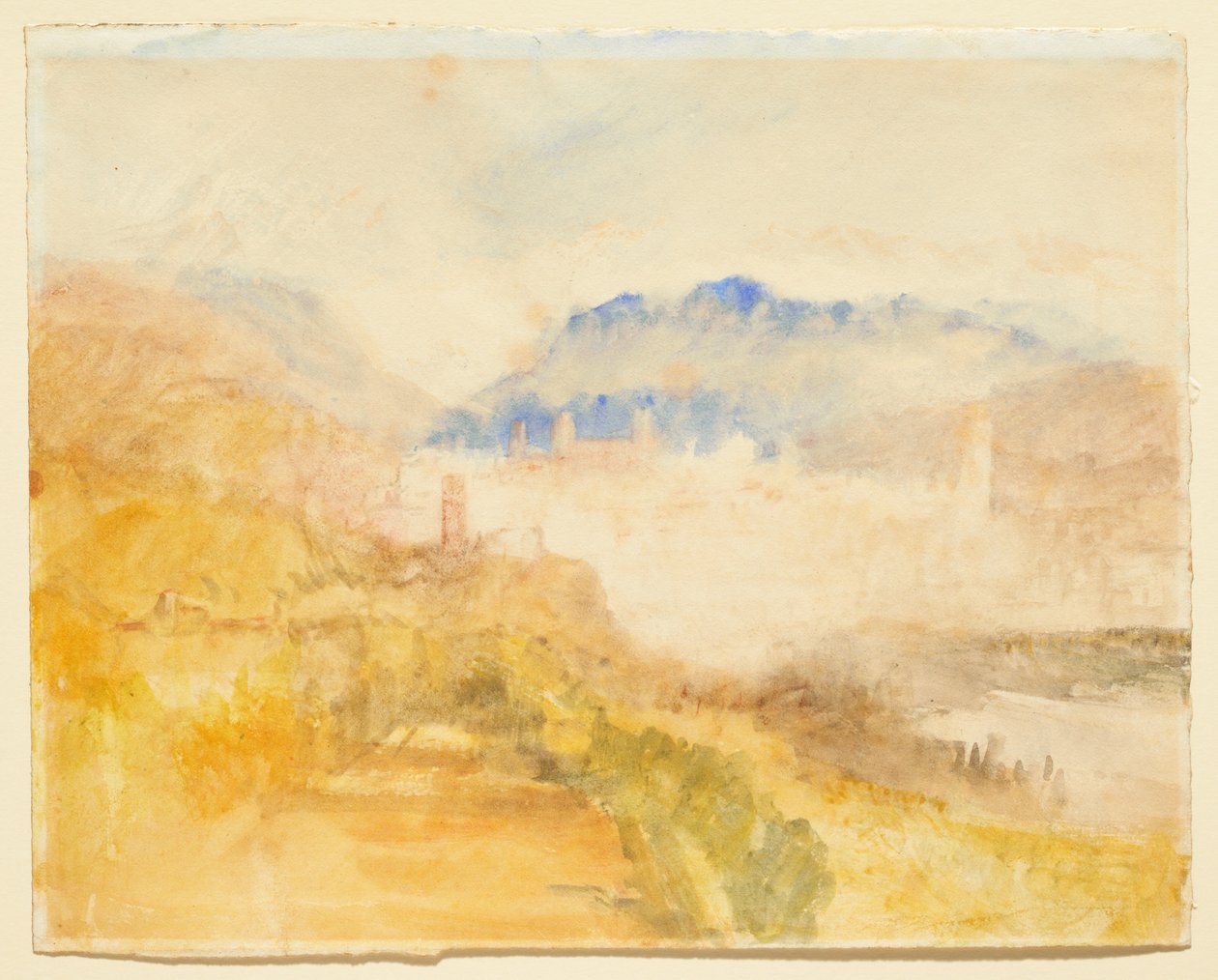 Ivrea autorstwa Joseph Mallord William Turner