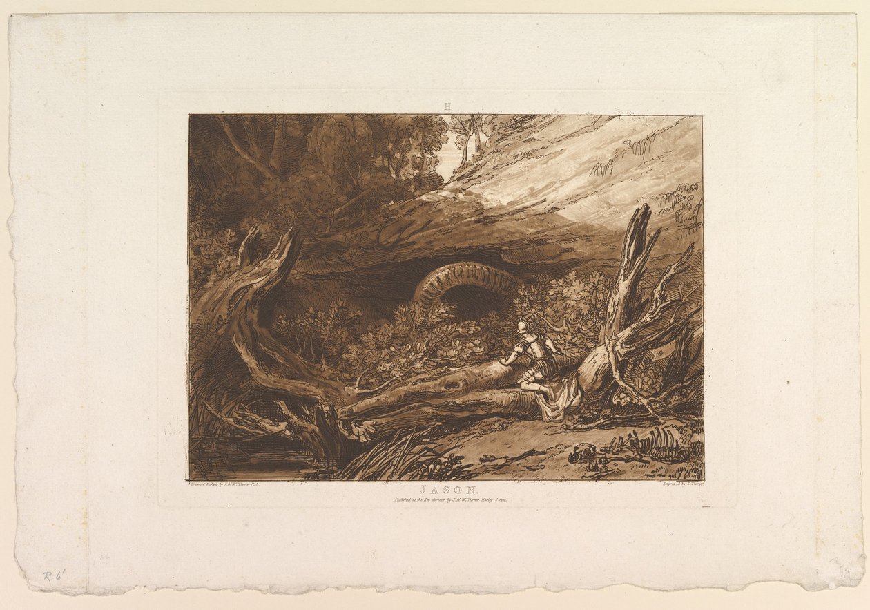 Jason Liber Studiorum, cz. I, tablica 6, 11 czerwca 1807 r. autorstwa Joseph Mallord William Turner