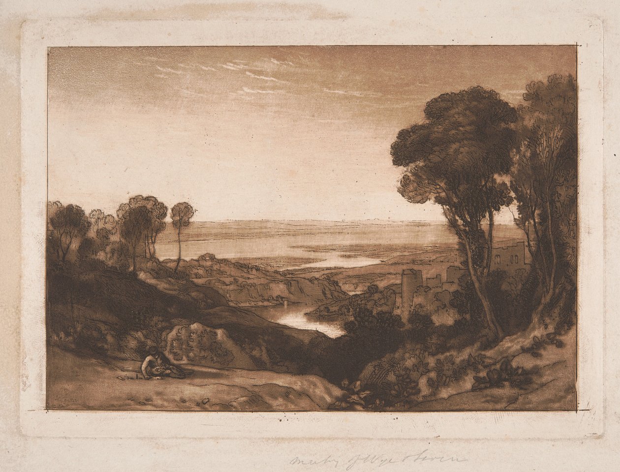Zbieżność rzek Severn i Wye autorstwa Joseph Mallord William Turner