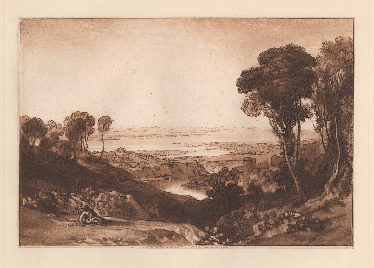 Zbieżność rzek Severn i Wye autorstwa Joseph Mallord William Turner