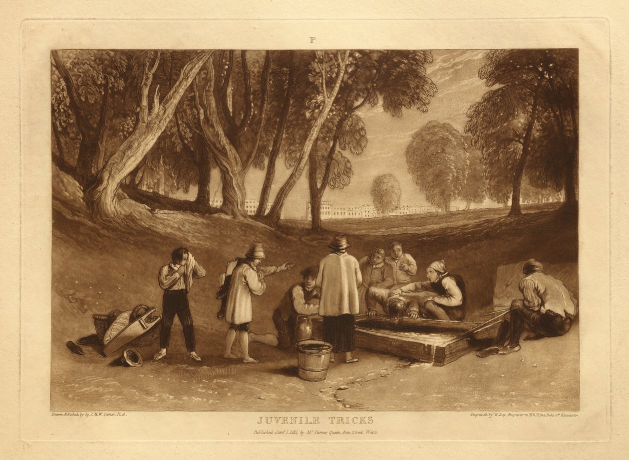 Młodzieńcze figle autorstwa Joseph Mallord William Turner
