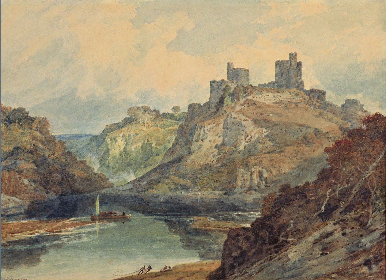 Zamek Kilgarran, ok. 1798 r. (akwarela na papierze) autorstwa Joseph Mallord William Turner