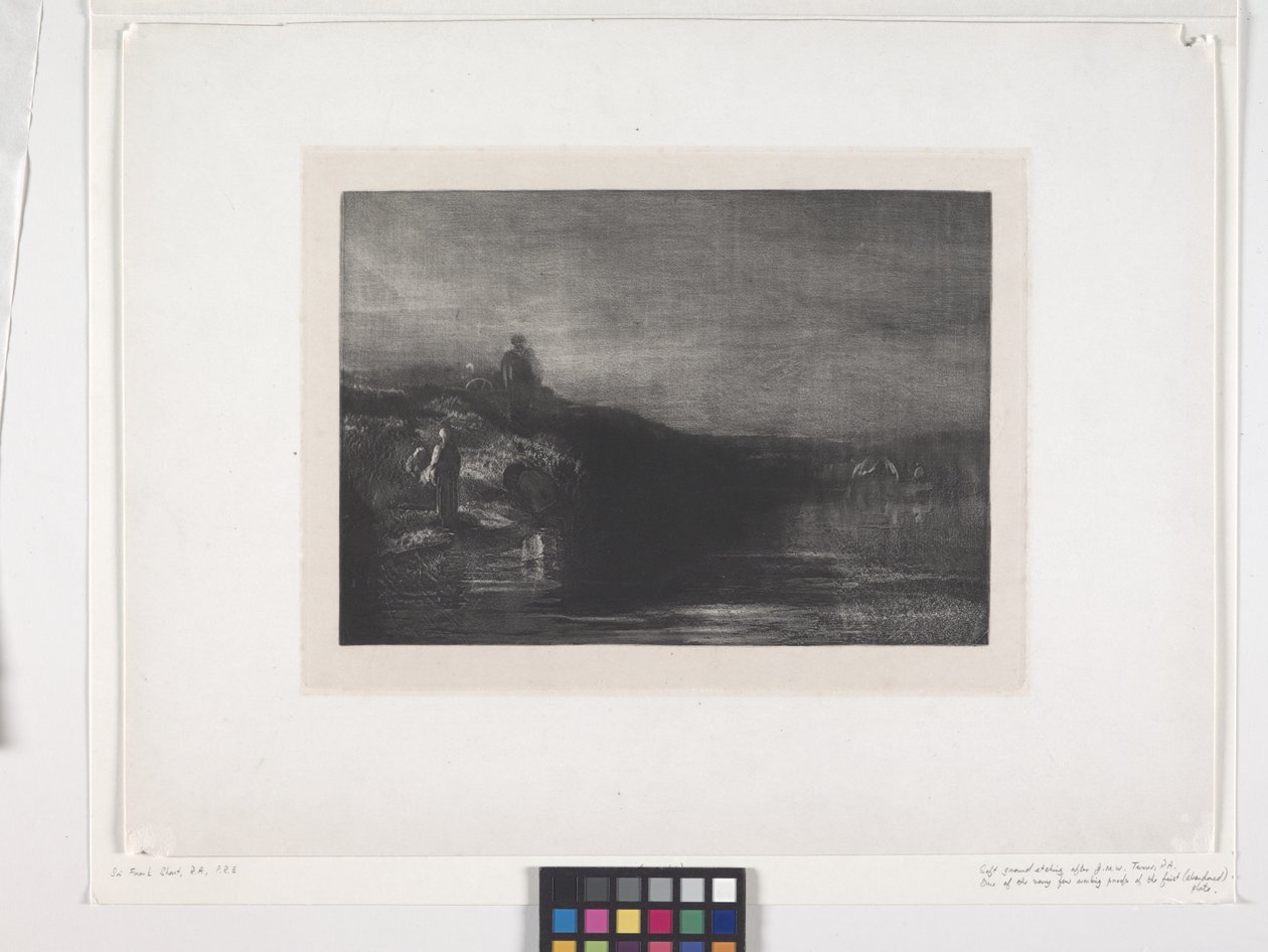 Kingston Bank, nr 1 autorstwa Joseph Mallord William Turner