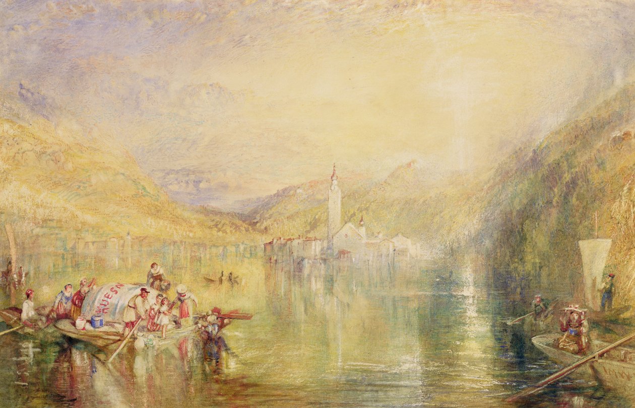 Kussnacht, Jezioro Czterech Kantonów, Szwajcaria autorstwa Joseph Mallord William Turner