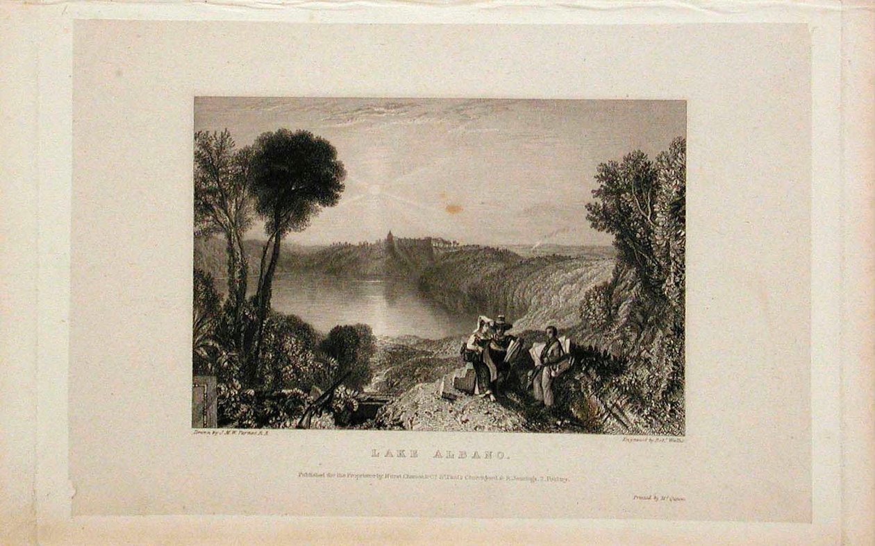 Jezioro Albano autorstwa Joseph Mallord William Turner