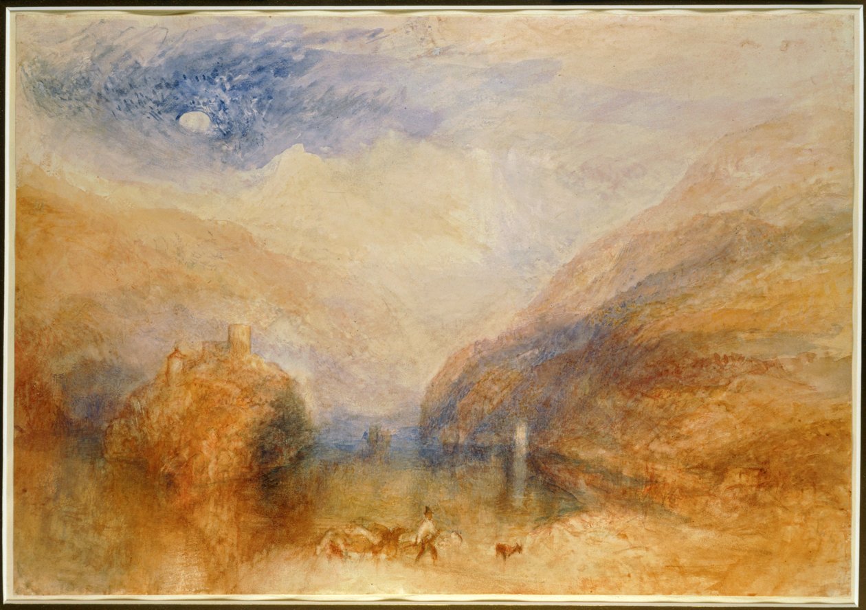 Jezioro Brienz ... (akwarela na papierze) autorstwa Joseph Mallord William Turner