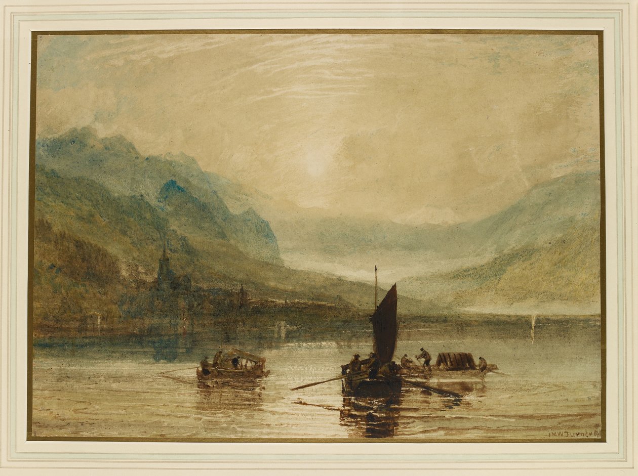 Brienzin järvi, Moonlightpolish autorstwa Joseph Mallord William Turner