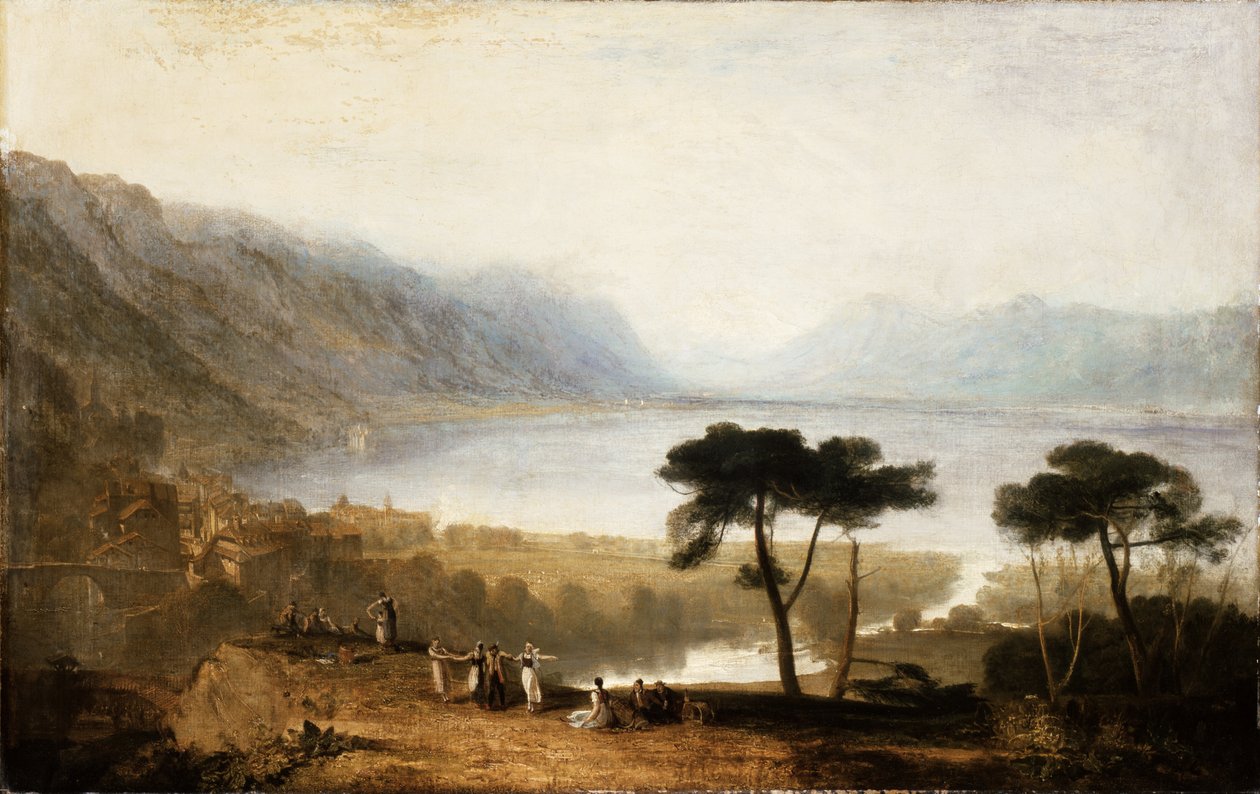 Jezioro Genewskie z Montreux autorstwa Joseph Mallord William Turner