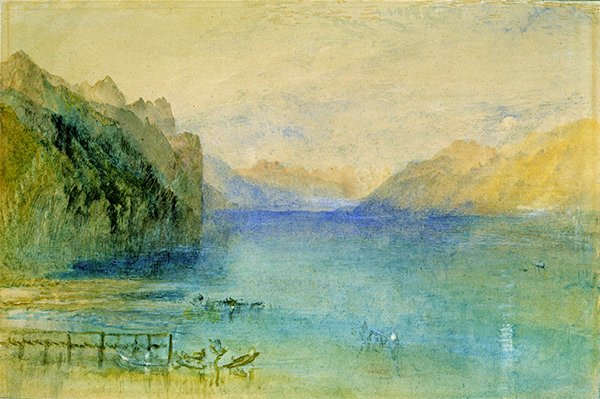 Lozanna (akwarela na papierze) autorstwa Joseph Mallord William Turner