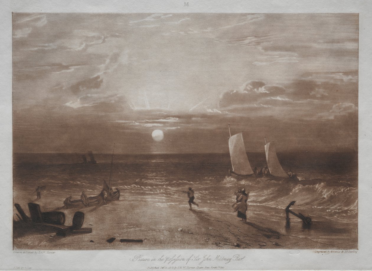Zeszyt do nauki: Kawałek morza Mildmay autorstwa Joseph Mallord William Turner