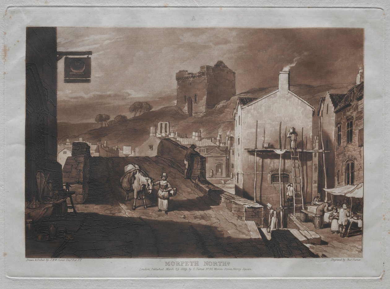 Księga studiów: Morpeth North autorstwa Joseph Mallord William Turner